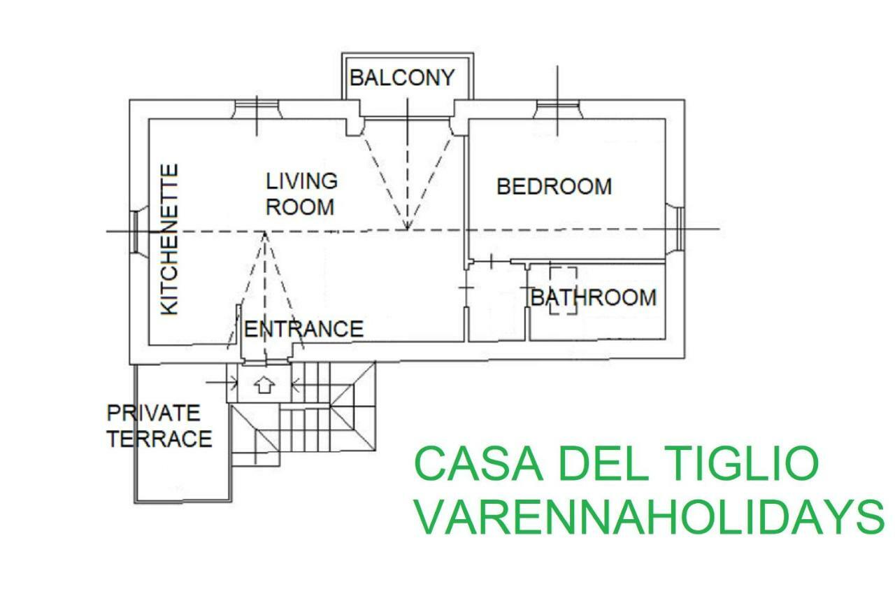 Апартаменти Casa Del Tiglio Варенна Екстер'єр фото